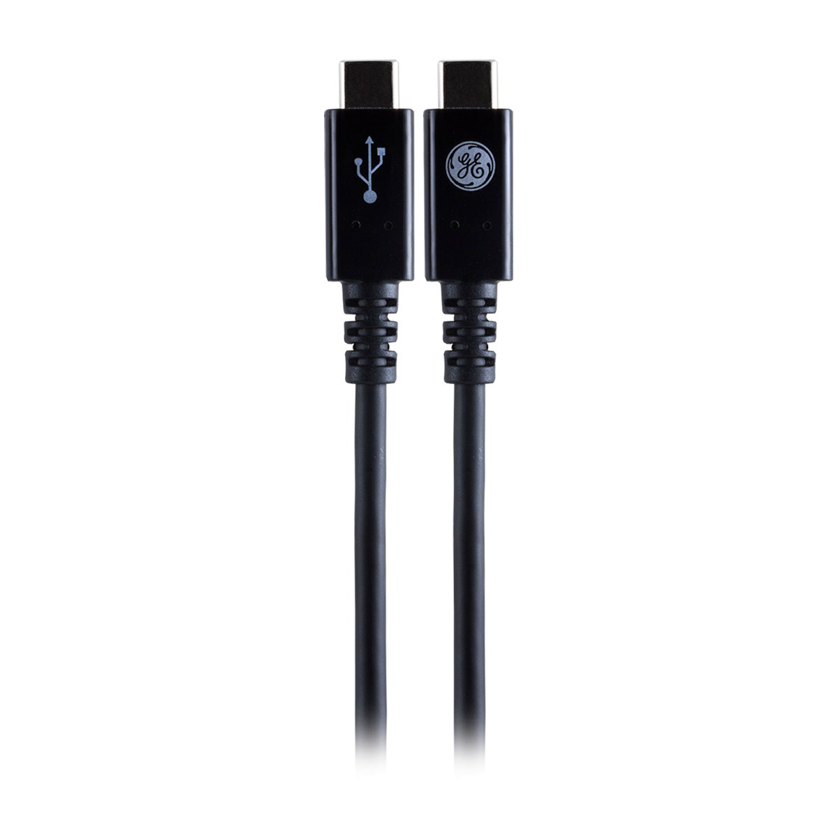 GE 6.5 ft. USB-C Charging Cable, Black