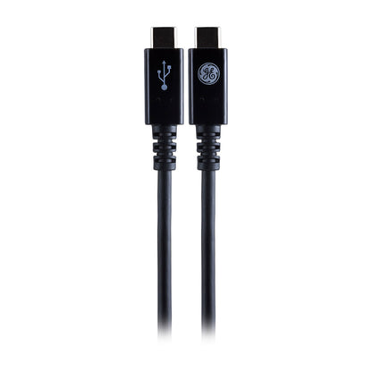 GE 6.5 ft. USB-C Charging Cable, Black