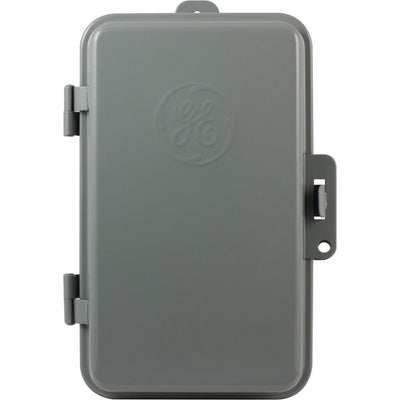 GE Indoor/Outdoor 24-Hour Heavy Duty Mechanical Time Switch, 240 VAC, Gray