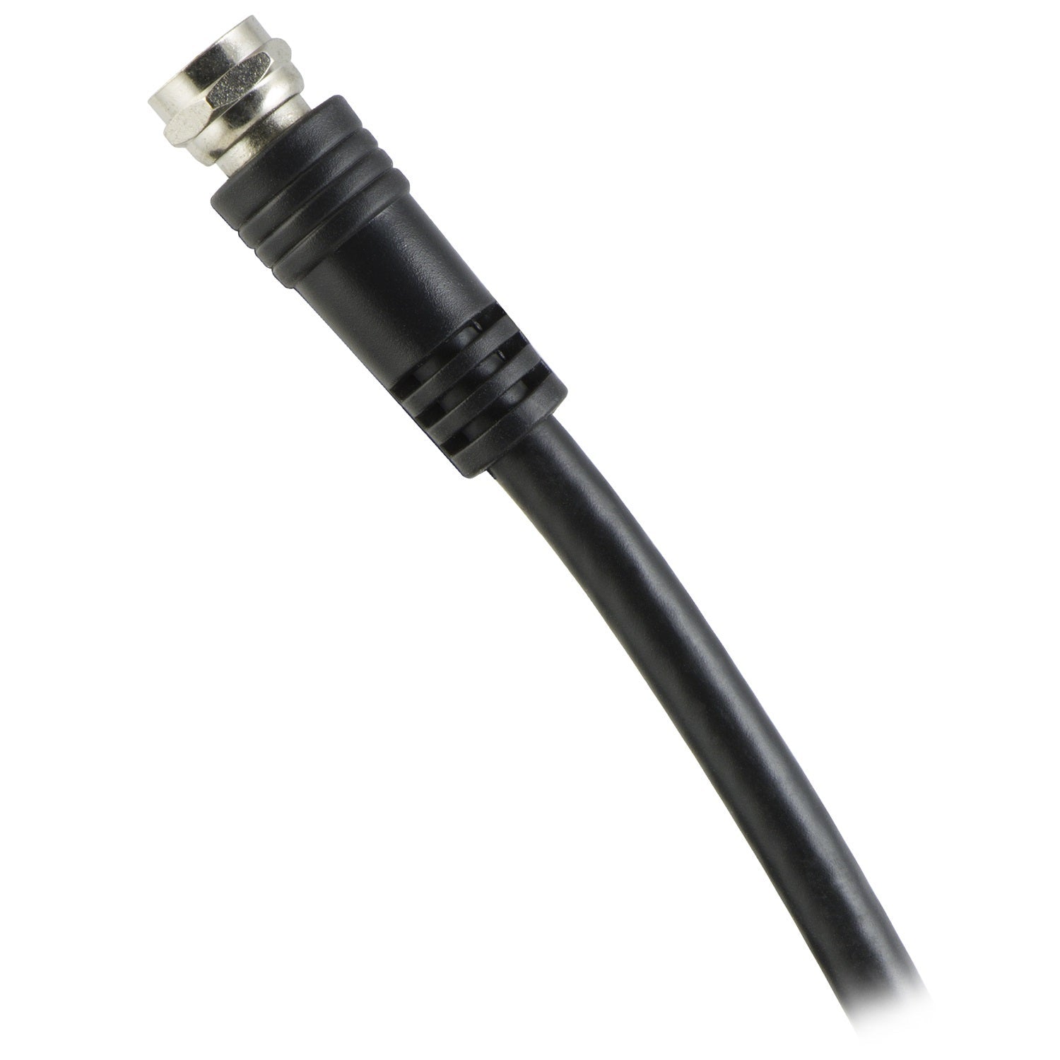 GE 15ft. RG6 Coaxial Cable with F-Type Connectors, Black