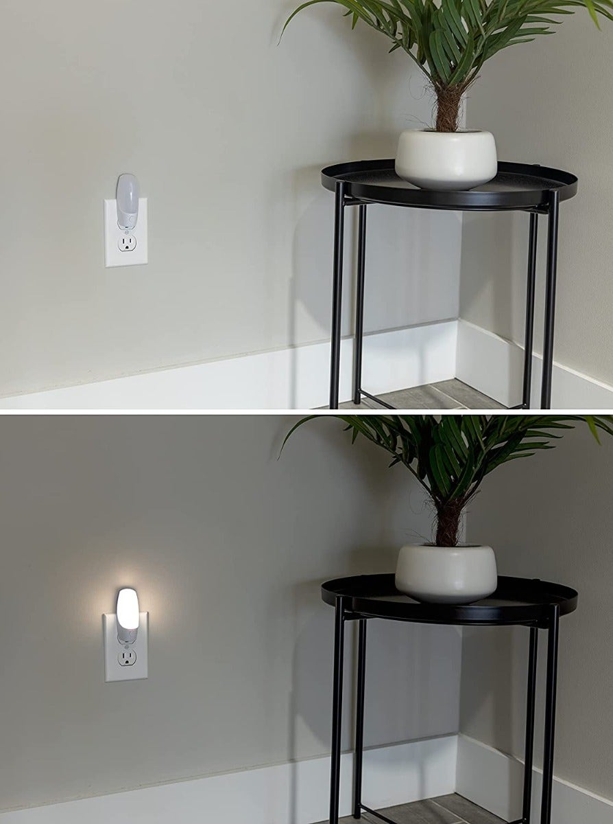 Energizer Manual ON/OFF LED Night Light, 4 Pack, White