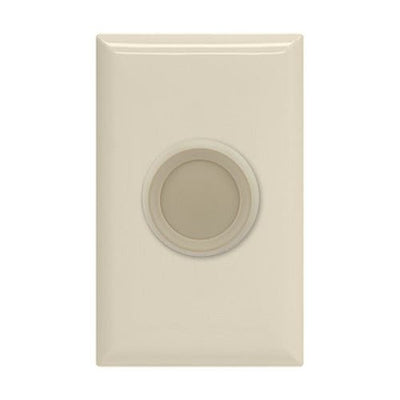 GE Push On/Off Dimmer, White/Almond