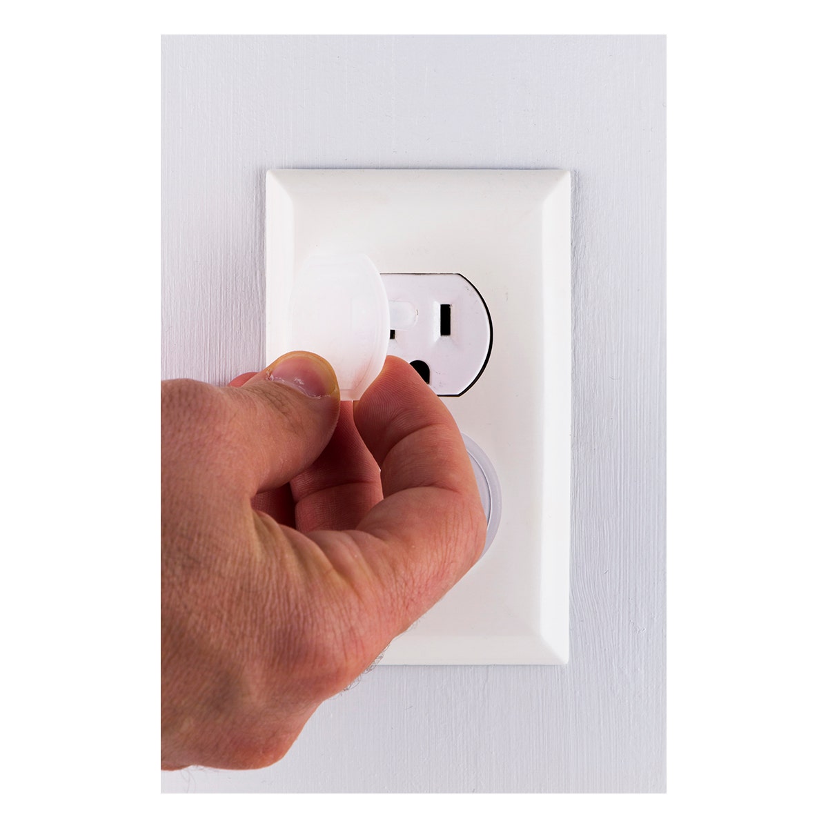 Power Gear Safety Outlet Covers, 8 Pack, White