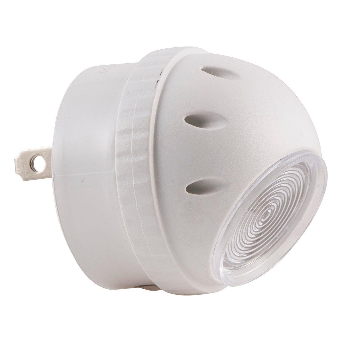 GE Light Sensing Rotating LED Night Light, White