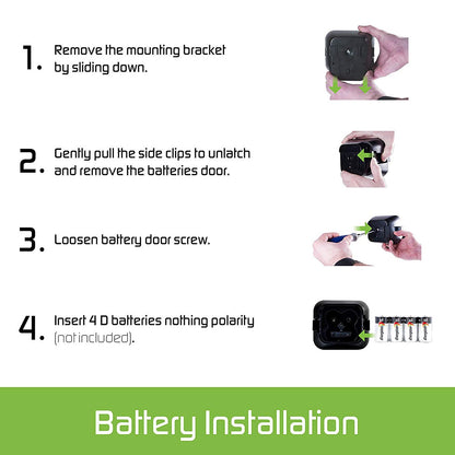 Energizer Outdoor Single-Head Motion-Sensing LED Security Light, Black