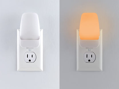 GE LED Light Sensing Night Light, 2 Pack, Amber