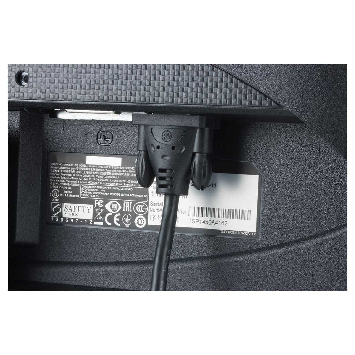 GE 10ft. Extension VGA SVGA Cable, Black