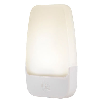 GE Light Sensing LED Night Light, White