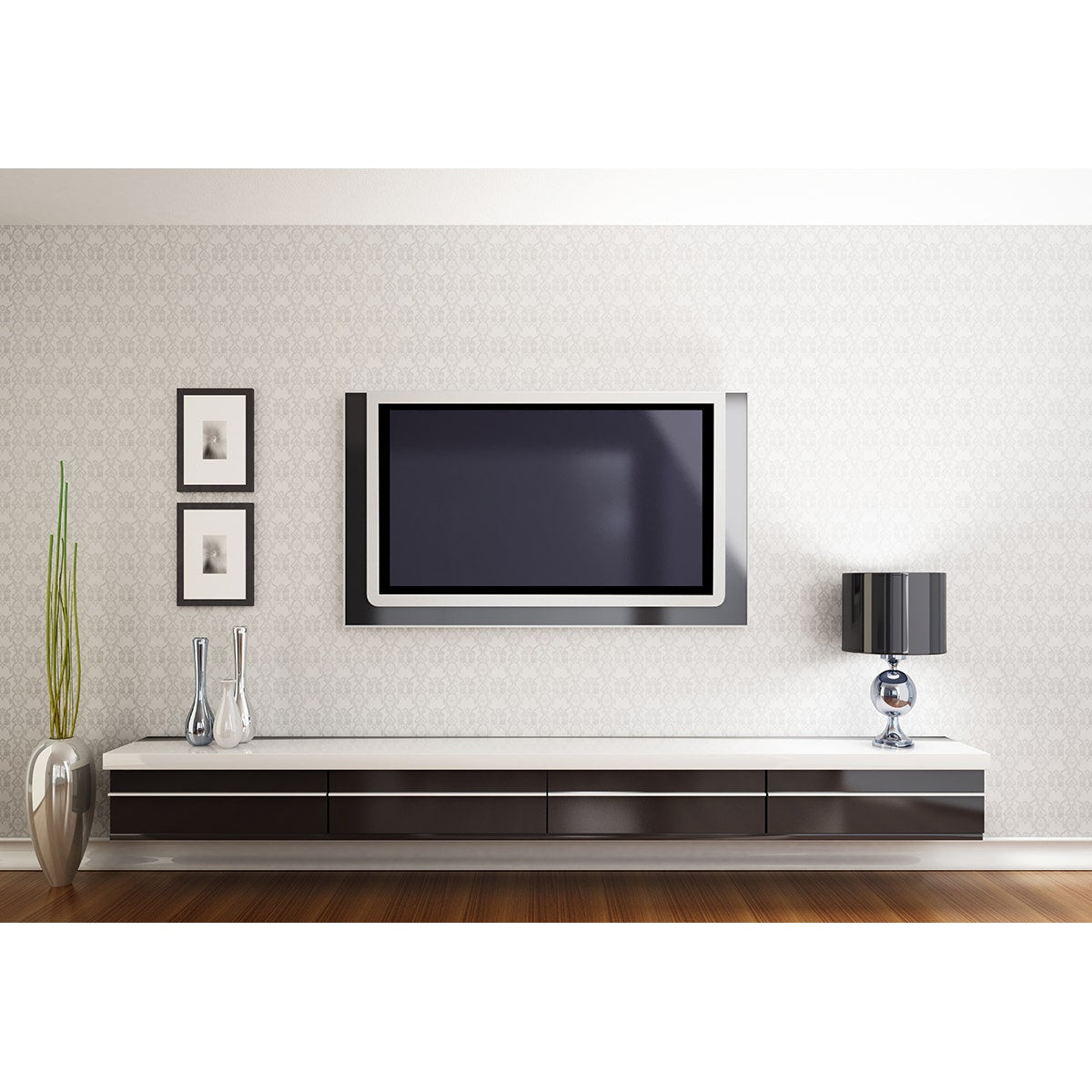 GE 6-Outlet 4ft. Surge Protector, Brushed Nickel