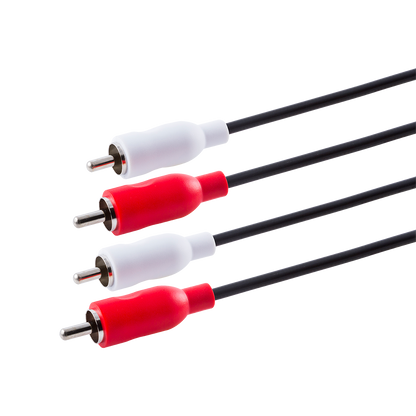 Philips 6ft. RCA Audio Cable, Black