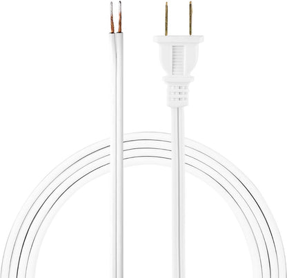 Power Gear 8ft. Polarized Replacement Lamp Cord, White