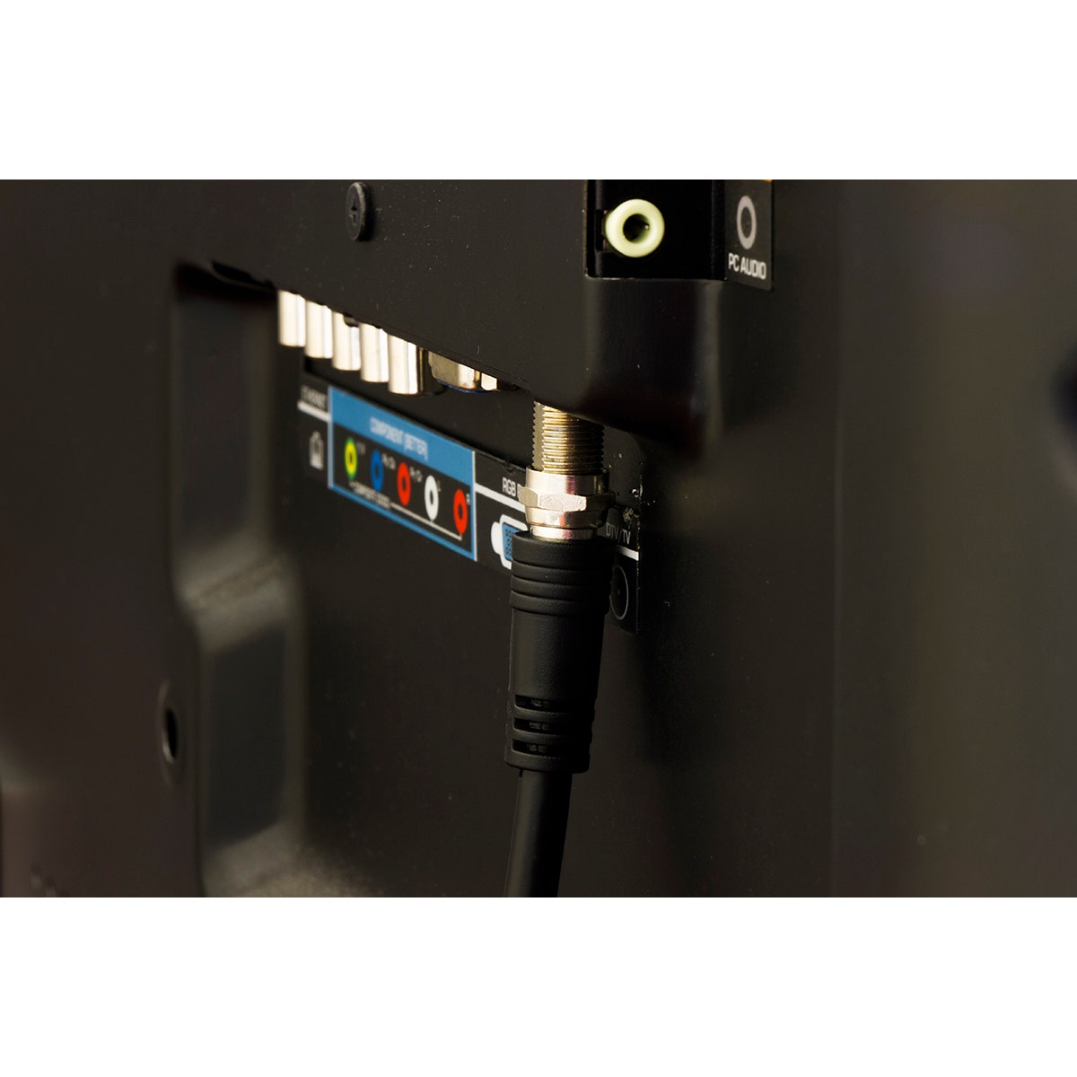 GE 6ft. RG6 Coaxial Cable with F-Type Connectors, Black