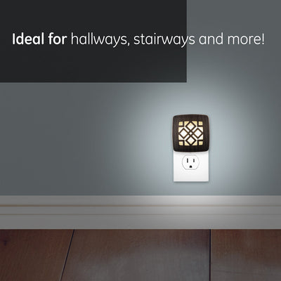GE CoverLite Light Sensing LED Night Light, Oil-Rubbed Bronze