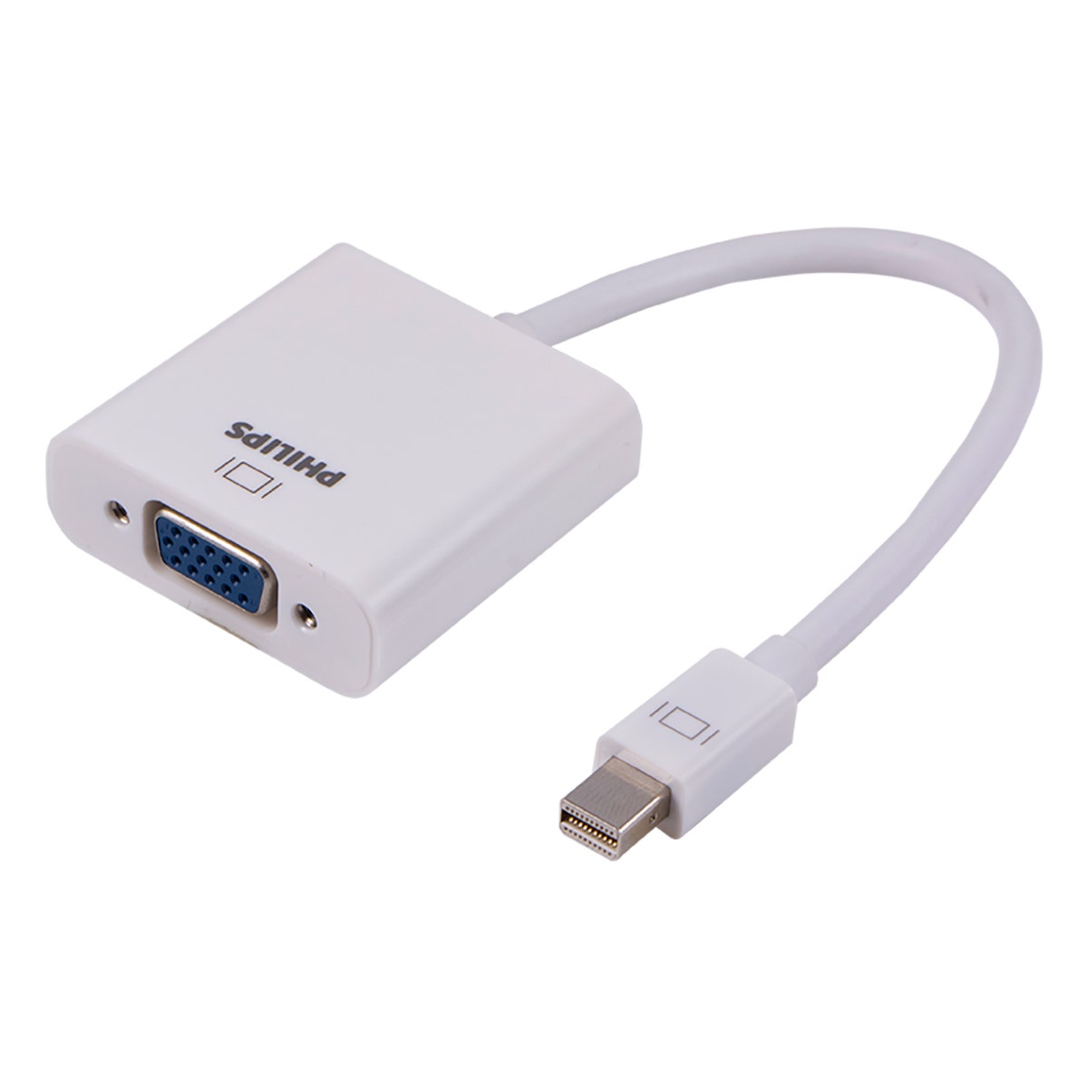 Philips Mini DisplayPort to VGA Adapter, White