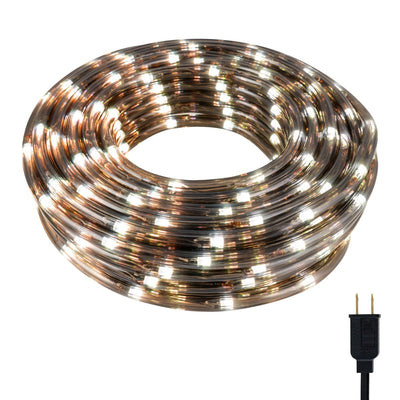 UltraPro Escape Indoor/Outdoor LED Rope Light, 50ft., Warm White, Black