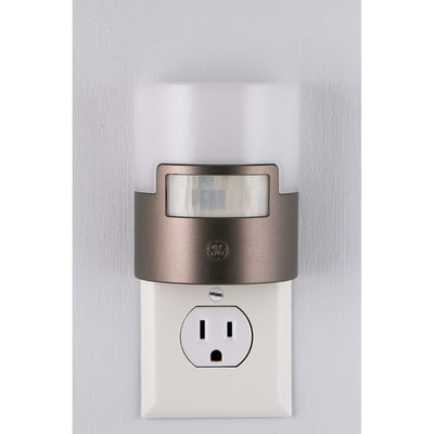 GE UltraBrite Motion Activated LED Night Light, Bronze