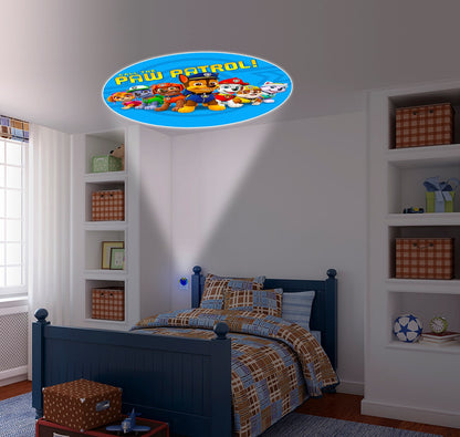 Projectables Paw Patrol Light Sensing 3-Image LED Night Light, Blue
