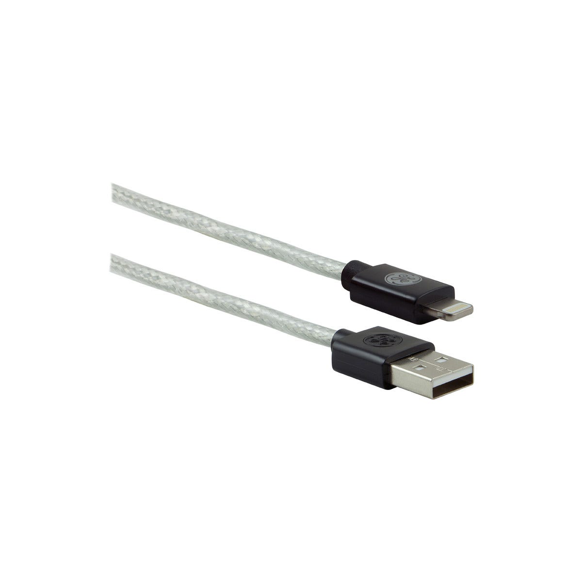 GE 9ft. USB to Lightning Charging Cable, Black