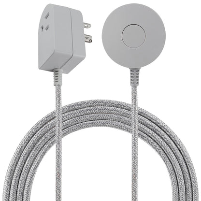 Cordinate Tabletop Switch with 6ft. Braided Cord, Gray