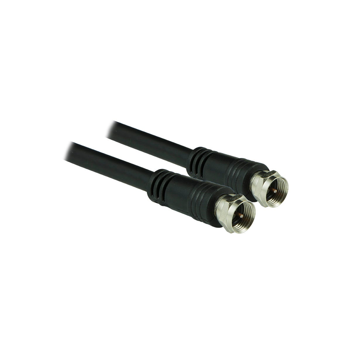 GE 25ft. RG6 Coaxial Cable with F-Type Connectors, Black