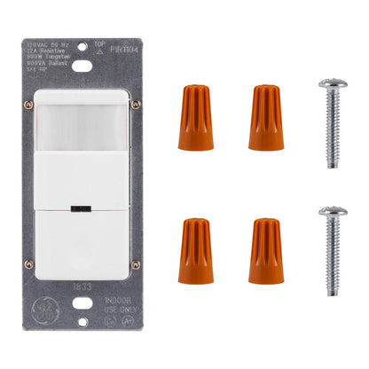 GE UltraPro In-Wall Motion Sensing Switch, White