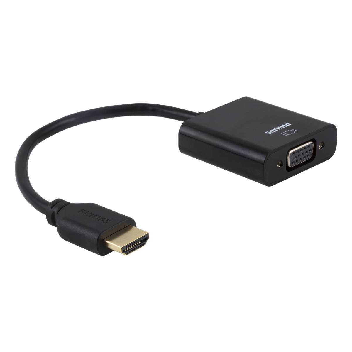 Philips HDMI to VGA Adapter, Black