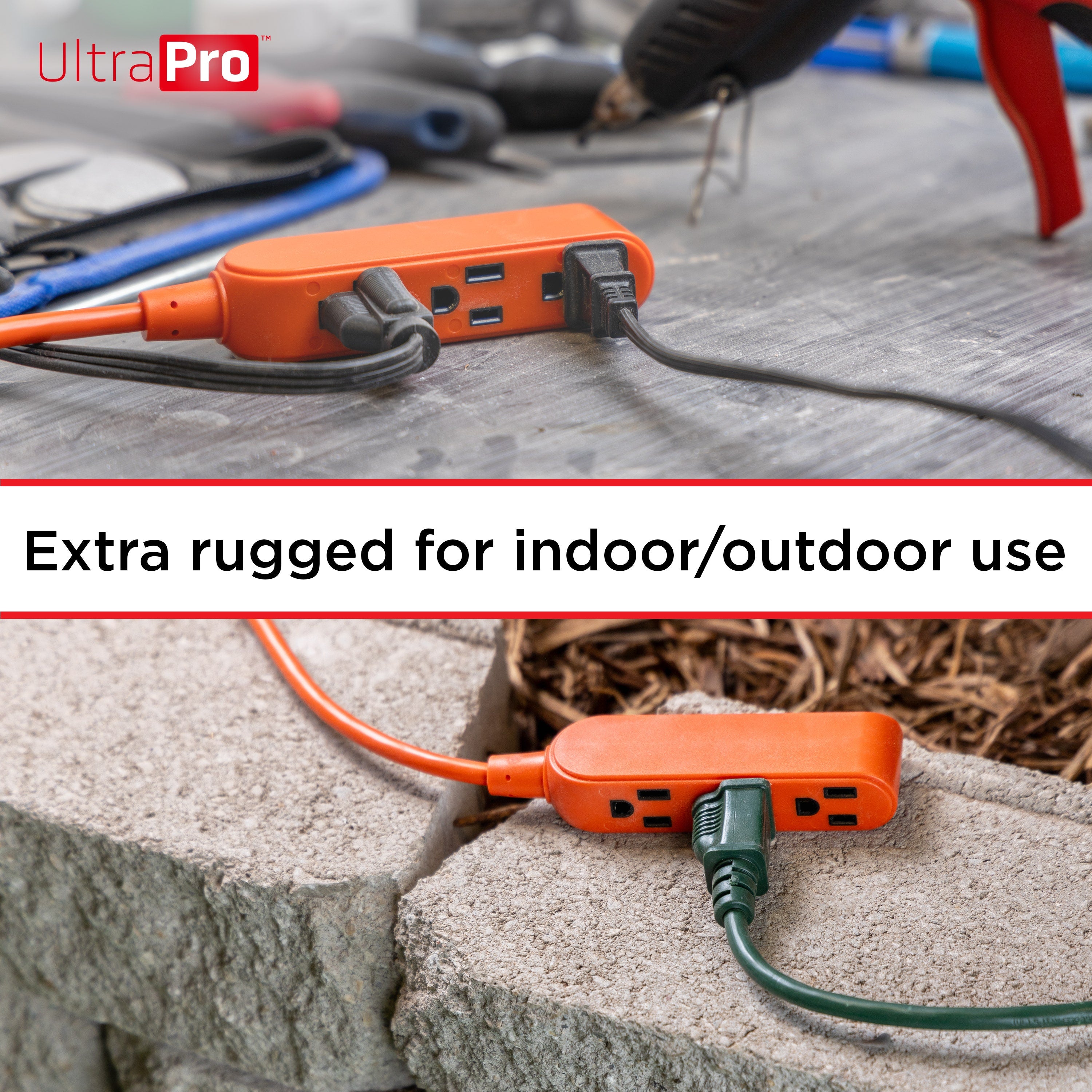 GE UltraPro 50ft. Outdoor Extension Cord, Orange