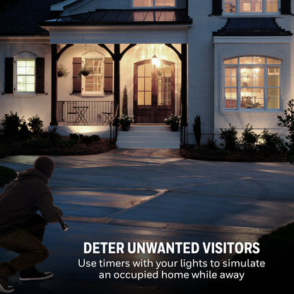 UltraPro Outdoor Plug-In 24-Hour Digital Timer, Gray