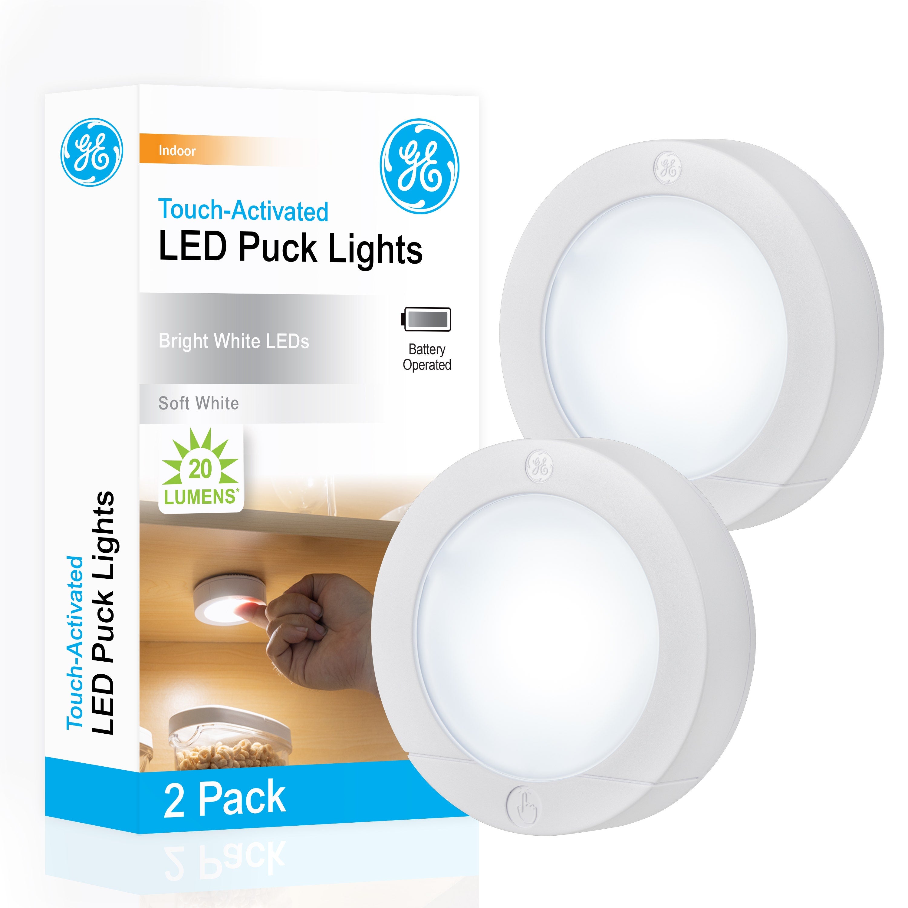 Battery Operated LED Puck Light