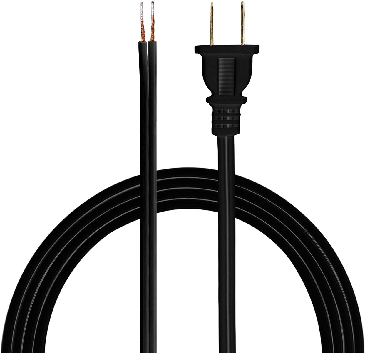 Power Gear 8ft. Polarized Replacement Lamp Cord, Black