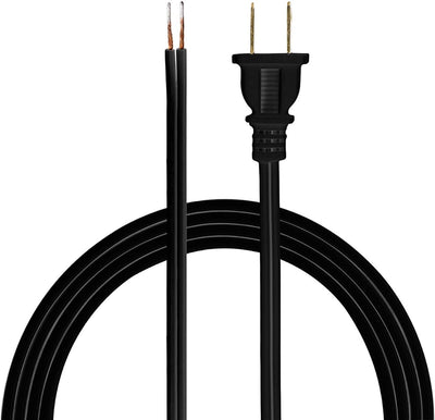Power Gear 8ft. Polarized Replacement Lamp Cord, Black