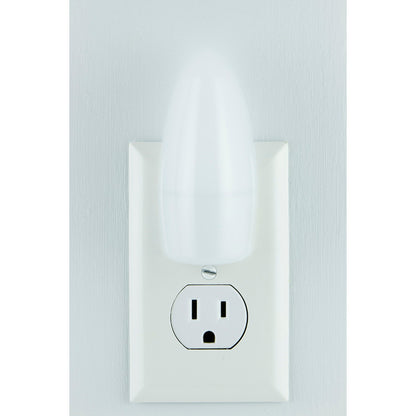 GE Light Sensing LED Night Light, White