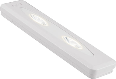 GE Battery Operated LED Light Bars with Remote, White, 2 Pack
