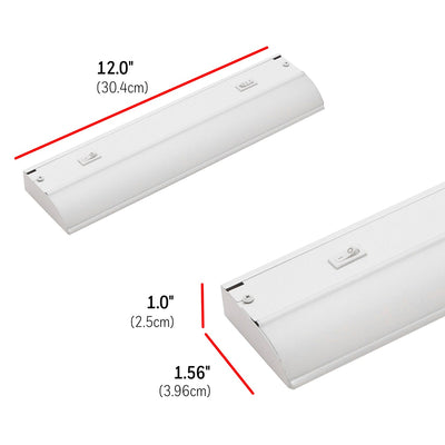 UltraPro 12in. Direct Wire Color-Select LED Light Fixture, White