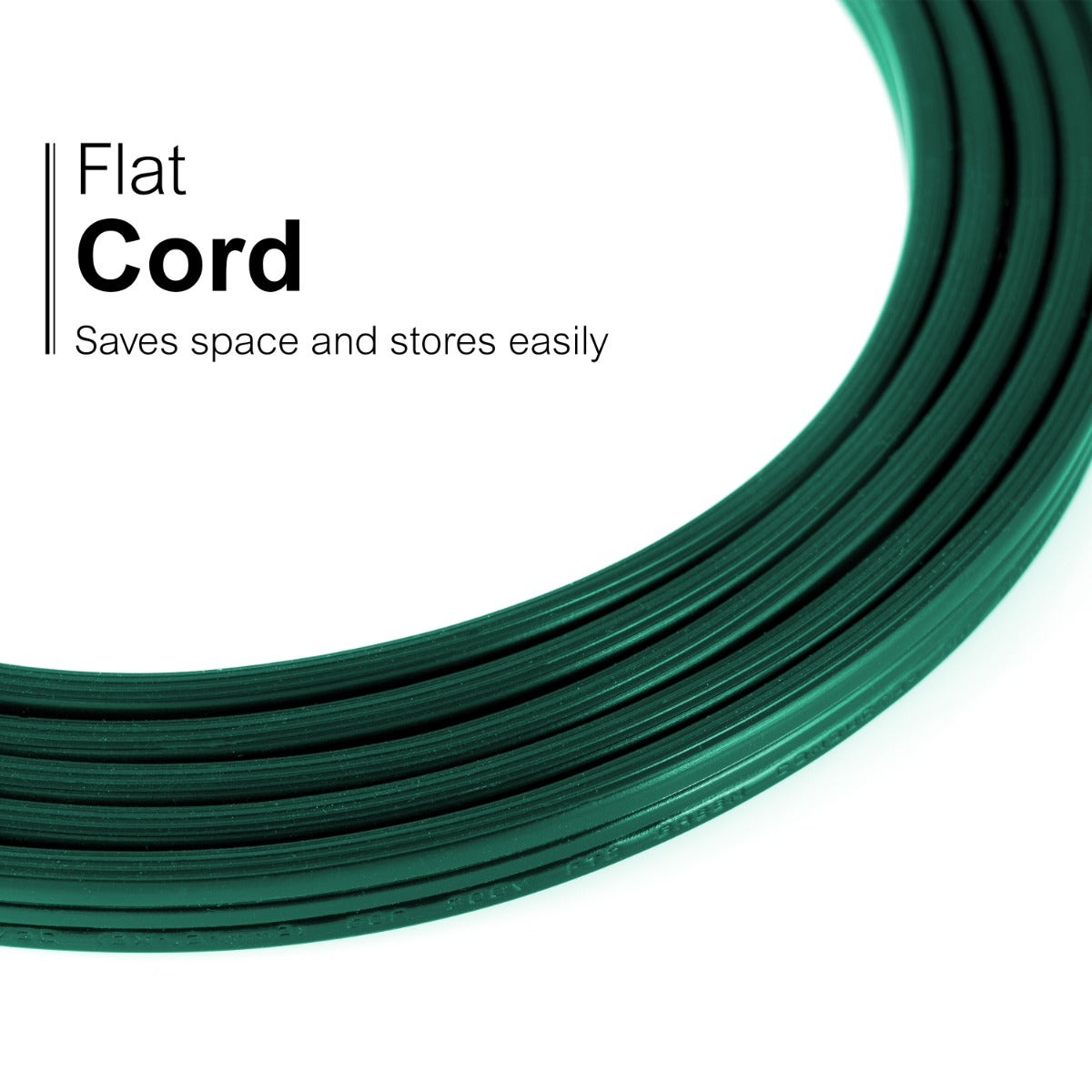 GE 3-Outlet 3ft. Extension Cord with Right-Angle Plug, Green