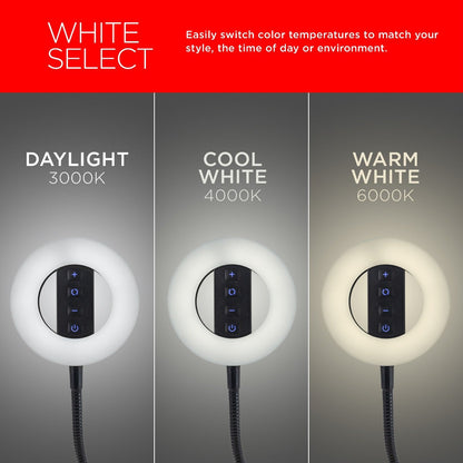 UltraPro USB LED Selfie Video Light, Black