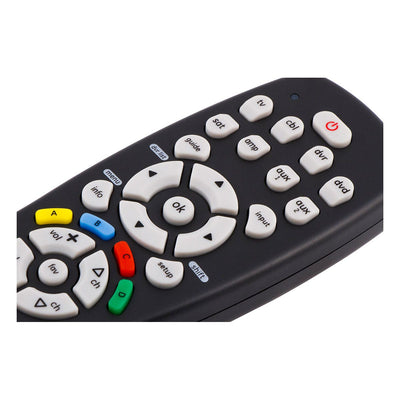 GE 8-Device Universal Remote, Black