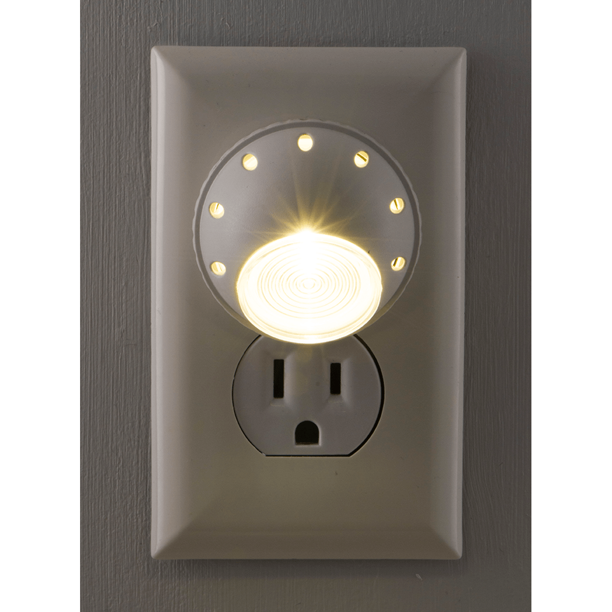 GE Light Sensing LED Night Light, 2 Pack, White