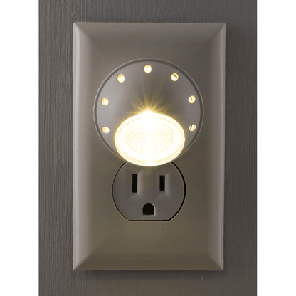 GE Light Sensing LED Night Light, 2 Pack, White