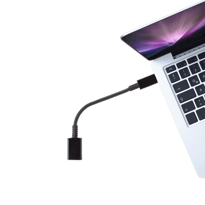 GE USB-C to USB-A Female Adapter, Black