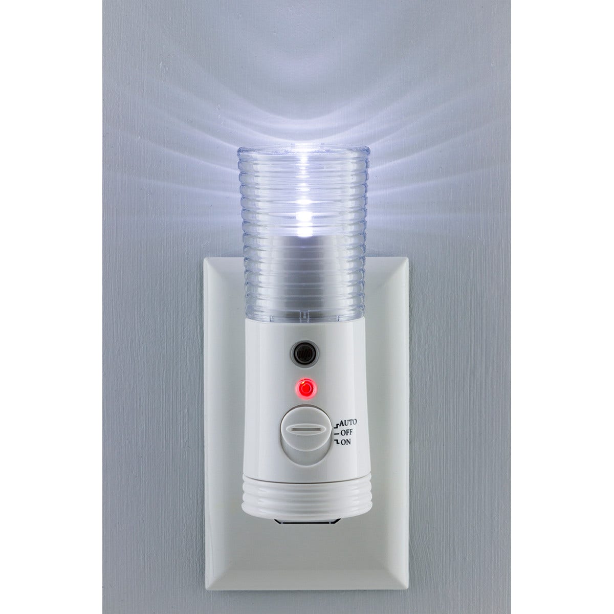 GE 3-in-1 Rechargeable Power Failure Light Sensing LED Night Light, White