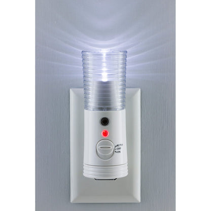 GE 3-in-1 Rechargeable Power Failure Light Sensing LED Night Light, White