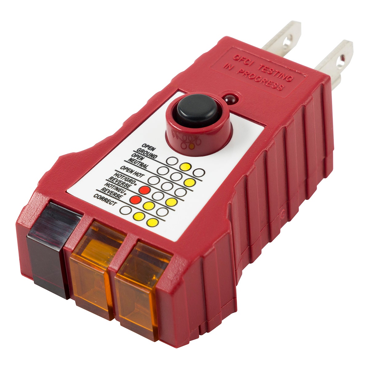 Power Gear GFCI Tester, 110-125V, Red