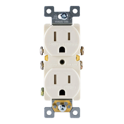 GE Grounding Tamper Resistant Safety Outlet, Light Almond
