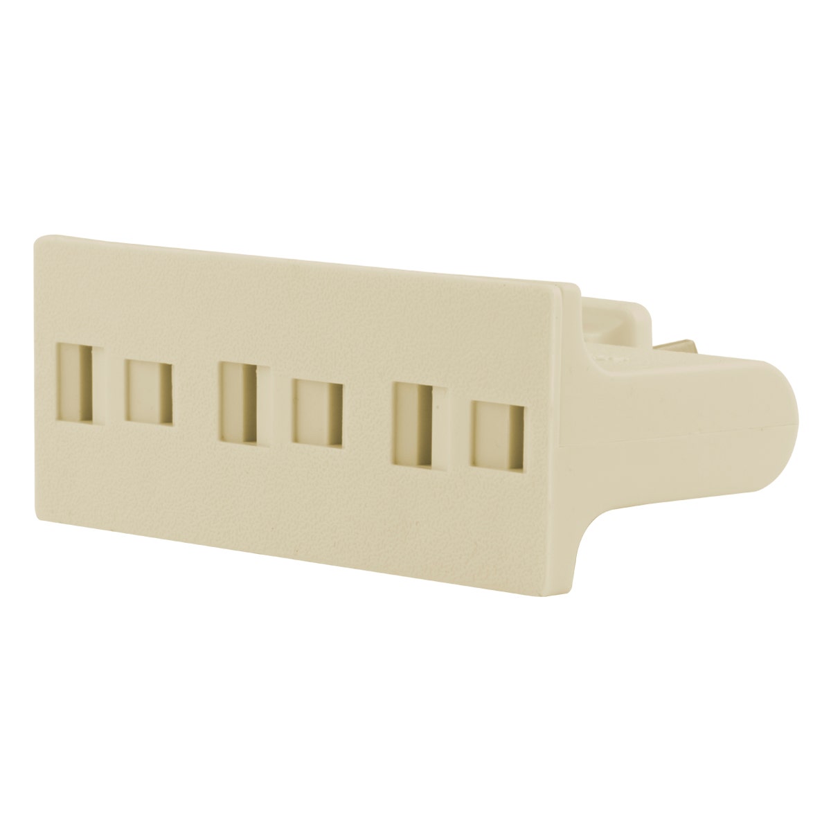 GE 3-Outlet Swivel Wall Tap, Light Almond