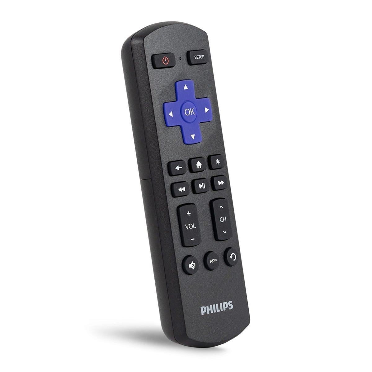 Philips Roku TV Replacement Remote, Black