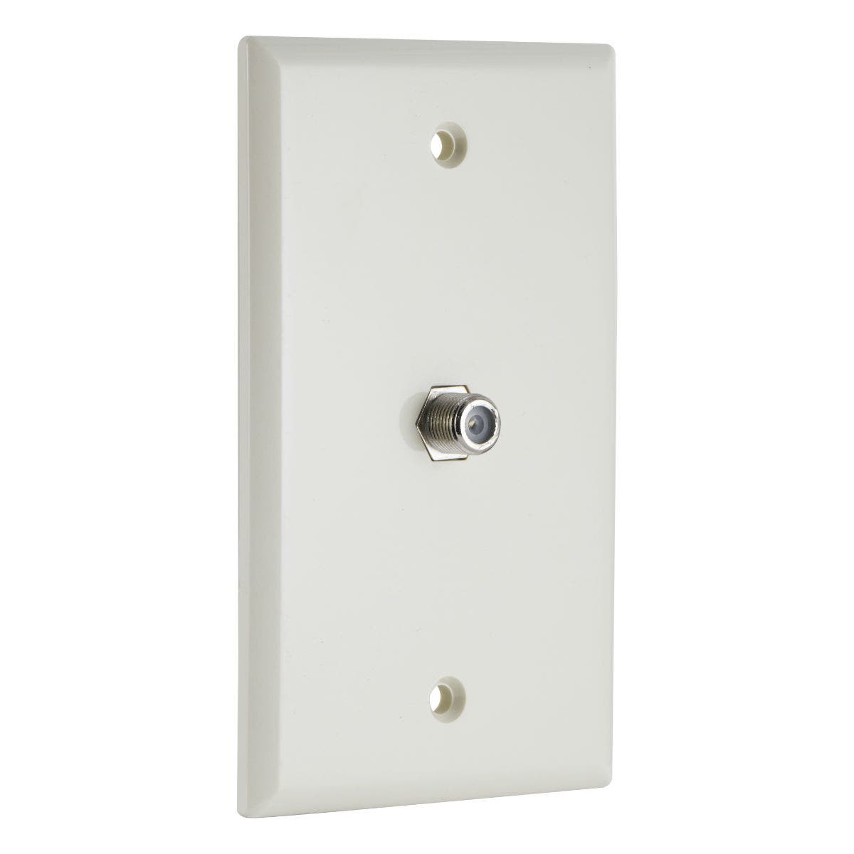 GE Coax Wall Plate, Light Almond