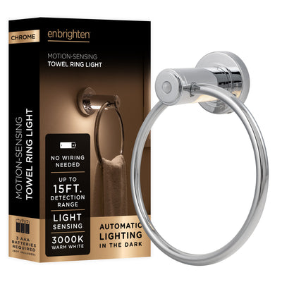 Sensing Towel/Toilet Paper Holder Ring Ligth