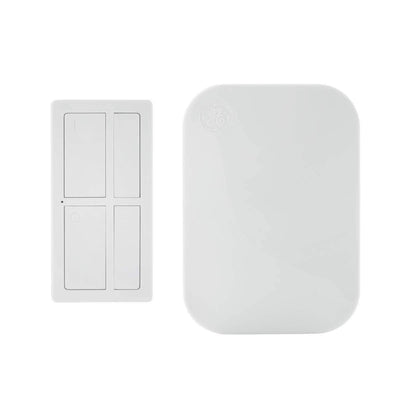 GE mySelectSmart Wireless Remote with Dimming Lighting Control, White