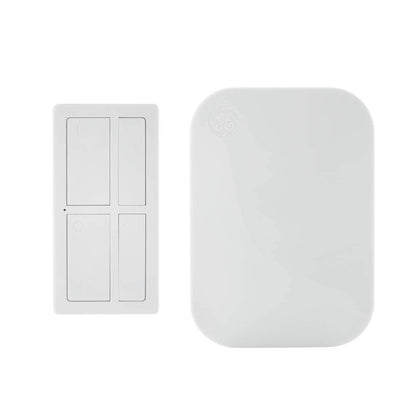 GE mySelectSmart Wireless Remote with Dimming Lighting Control, White